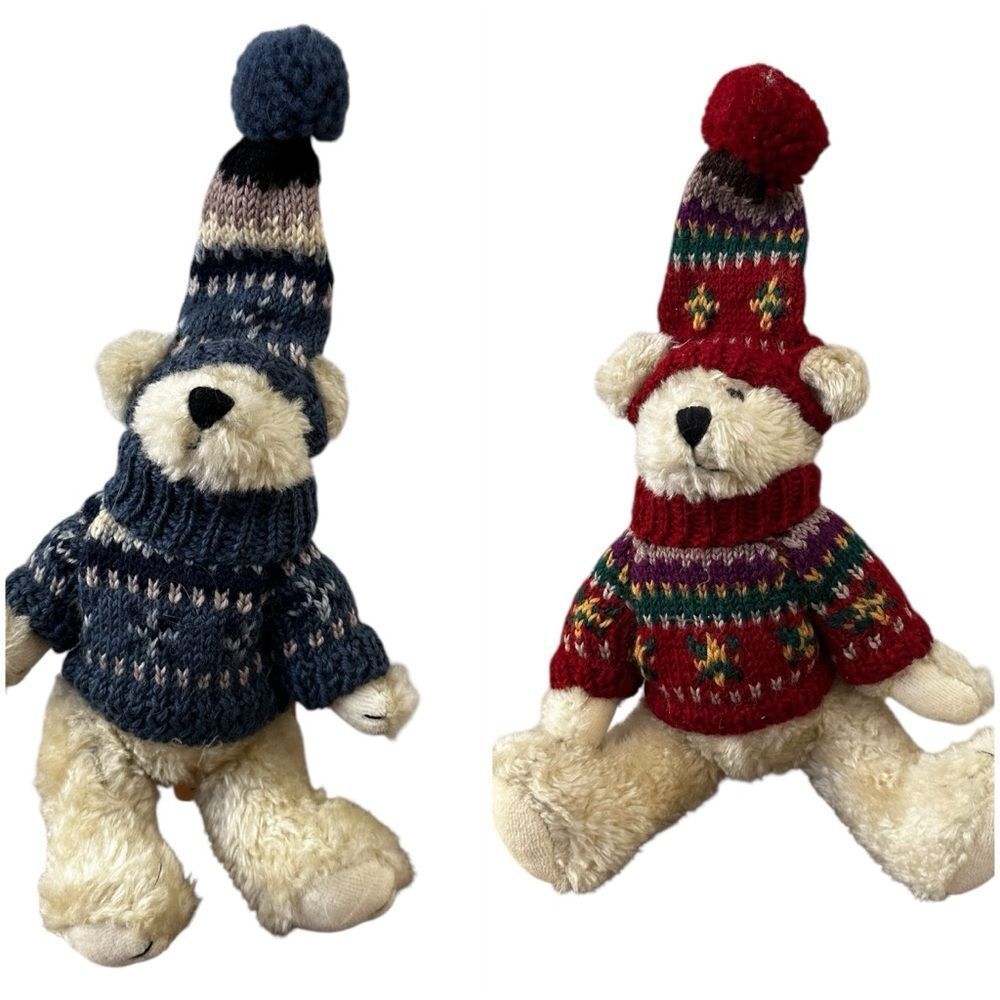 Boyds Bears Archive Collection Investment Collectibles 6" Winter Teddy Bears NWT